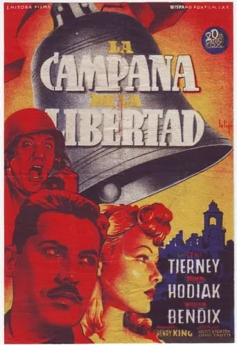 Póster de La campana de la libertad (1945) con Mimi Aguglia como Rosa Tomasino