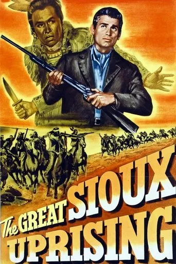 Póster de La carga de los indios Sioux (1953) con Jack Ingram como Sam