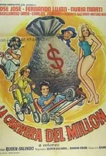 Póster de La carrera del millón