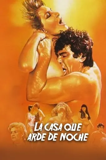 Póster de La casa que arde de noche
