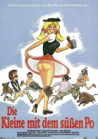 Póster de La chica del trasero bonito (1975) con Renée Felden como Frau Kellermann
