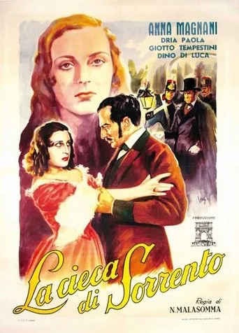 Póster de La ciega de Sorrento (1934) con Dria Paola