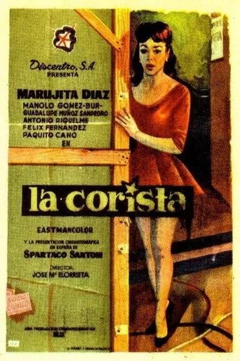 Póster de La corista