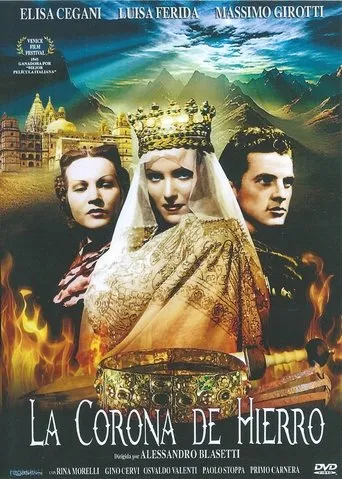 Póster de La corona de hierro (1941) con Gino Cervi como Sedemondo