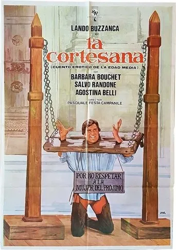 Póster de La cortesana (1972) con Agostina Belli como Fulvia