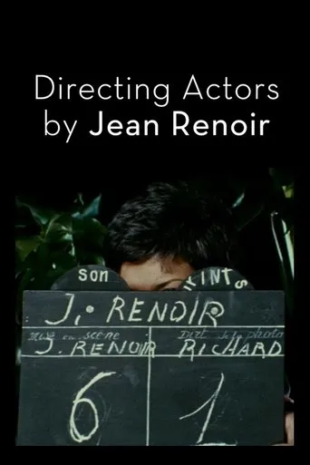 Póster de La Direction d'acteur par Jean Renoir