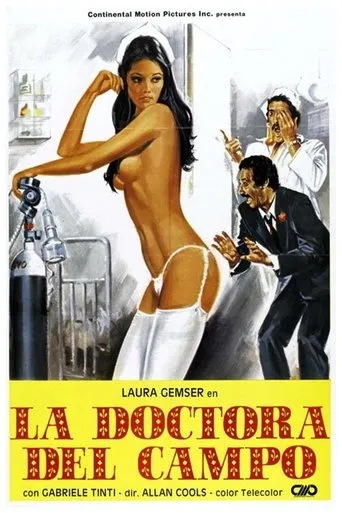 Póster de La doctora del campo (1982) con Gabriele Tinti como Gastone