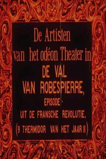 Póster de La fin de Robespierre