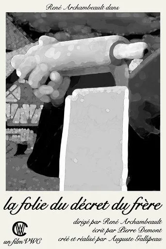 Póster de La Folie du Décret du Frère