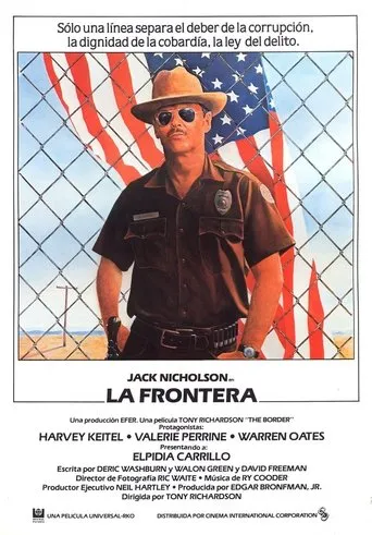Póster de La Frontera (1982) con William Russ como Jimbo