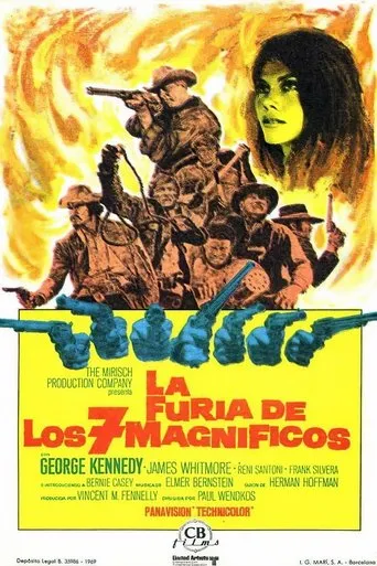 Póster de La furia de los siete magníficos
