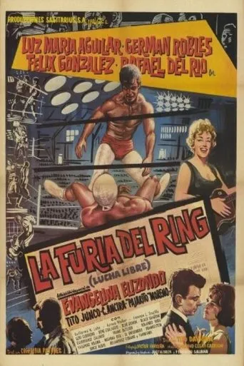 Póster de La furia del ring
