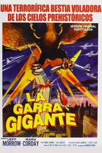 Póster de La garra gigante (1957) con Robert Shayne como Gen. Van Buskirk