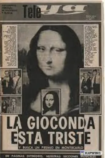 Póster de La Gioconda está triste