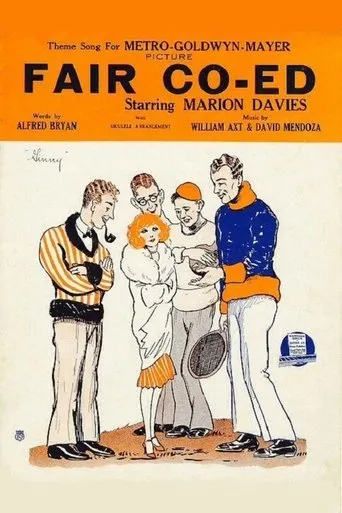 Póster de La gloria del colegio (1927) con Marion Davies como Marion