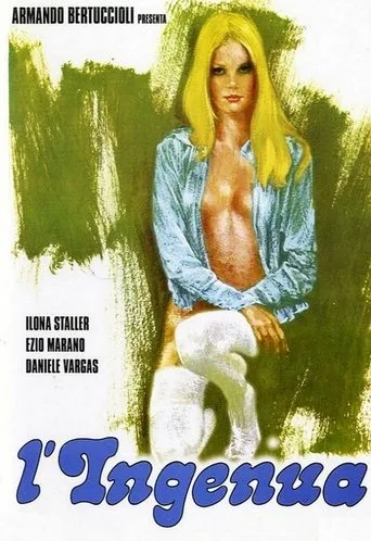 Póster de La ingenua (1975) con George Ardisson como Piero Spazin