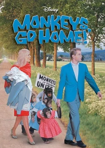Póster de La invasión de los monos