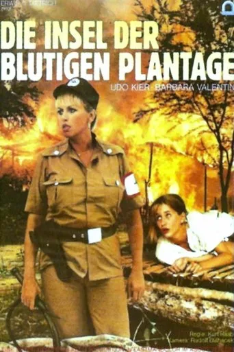 Póster de La isla de las esclavas desnudas (1983) con Mike Monty como Camabal