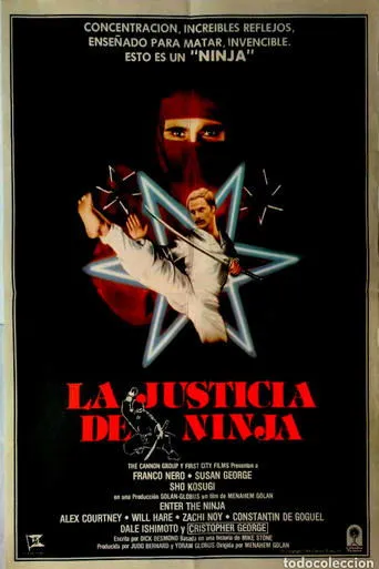 Póster de La justicia del ninja (1981) con Joonee Gamboa como Mr. Mesuda