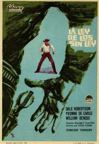 Póster de La ley de los sin ley (1964) con Jody McCrea como George Stapleton