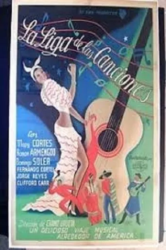 Póster de La liga de las canciones