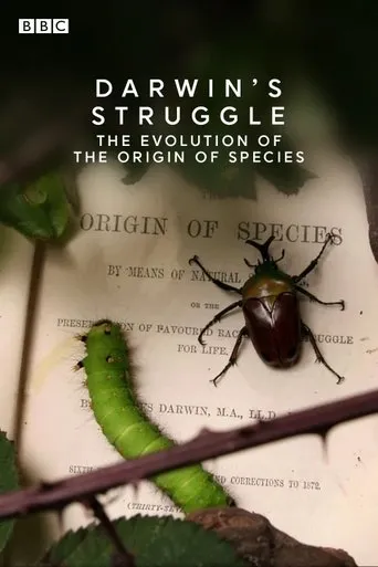 Póster de La lucha de Darwin - La evolución del origen de las especies.