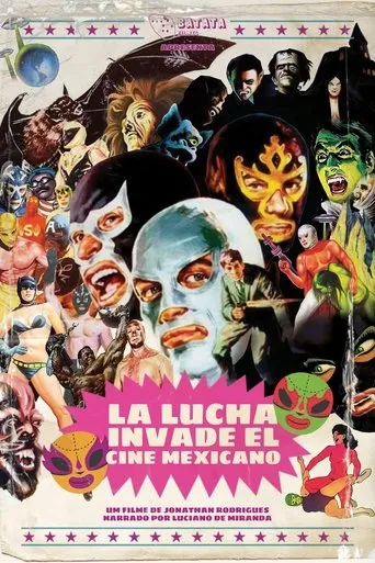 Póster de La Lucha Invade el Cine Mexicano