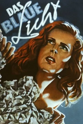 Póster de La luz azul (1932) con Leni Riefenstahl como Junta