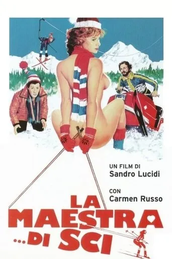 Póster de La maestra... del esquí