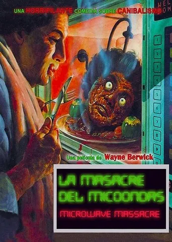 Póster de La masacre del microondas (1983) con Alex Mann como Le Fruit