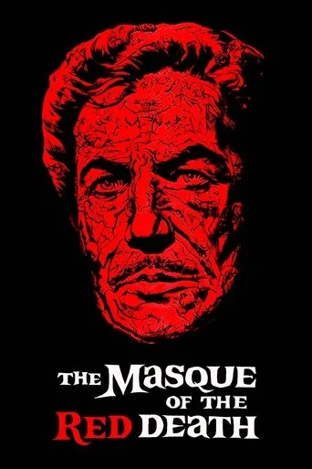 Póster de La máscara de la muerte roja