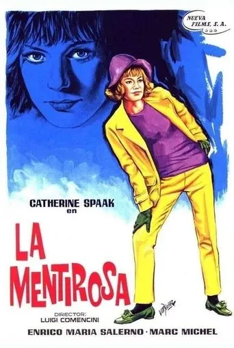 Póster de La mentirosa (1965) con Riccardo Cucciolla como Alfredo