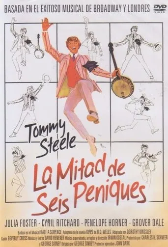 Póster de La mitad de seis peniques (1967) con James Bolam como Mr Jones