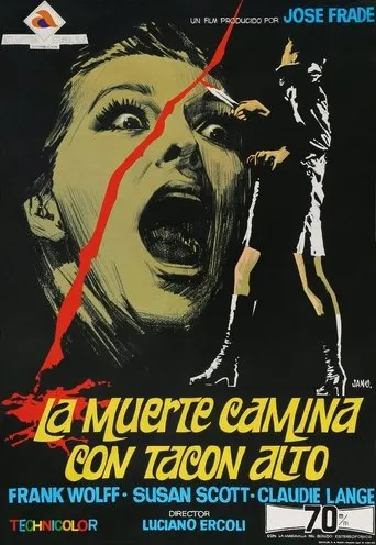 Póster de La muerte camina con tacón alto