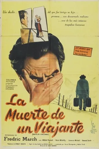 Póster de La muerte de un viajante (1951) con Howard Smith como Charley