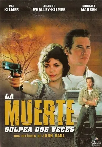 Póster de La muerte golpea dos veces (1989) con Jon Gries como Alan Swayzie