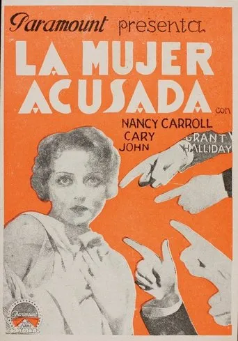 Póster de La mujer acusada