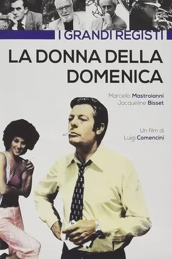 Póster de La mujer del domingo (1975) con Aldo Reggiani como Lello Riviera