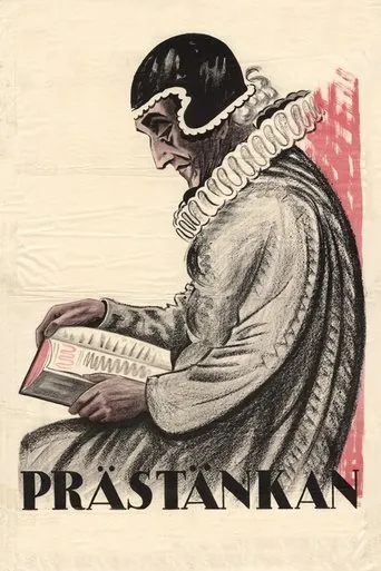 Póster de La mujer del párroco (1920) con Mathilde Nielsen como Gunvor
