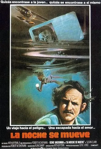 Póster de La Noche Se Mueve (1975) con Melanie Griffith como Delilah "Delly" Grastner