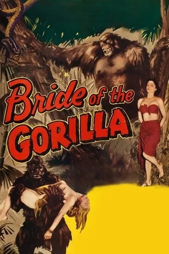 Póster de La novia del gorila (1951) con Moyna MacGill como Mme. Van Heusen