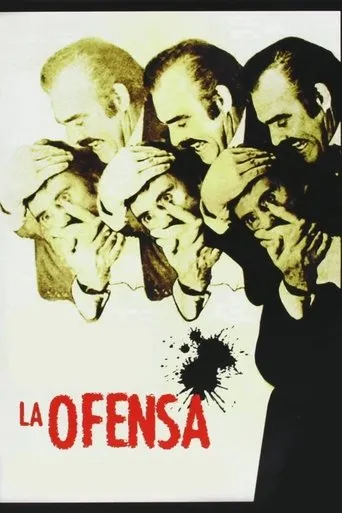 Póster de La ofensa (1973) con Fred Wood como Billy