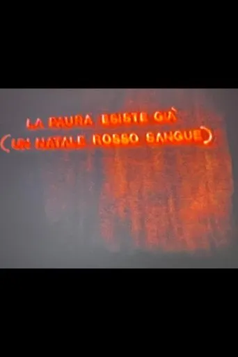 Póster de La paura esiste già (Un natale rosso sangue)