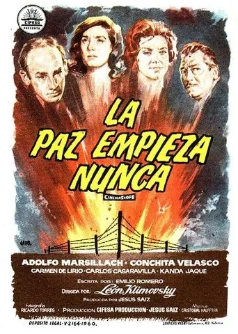 Póster de La paz empieza nunca