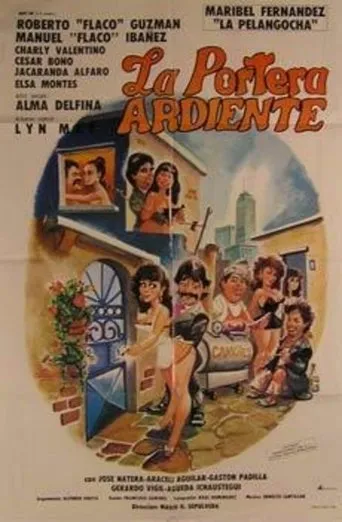 Póster de La portera ardiente