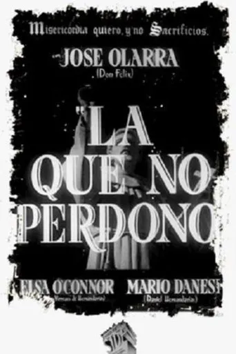 Póster de La que no perdonó