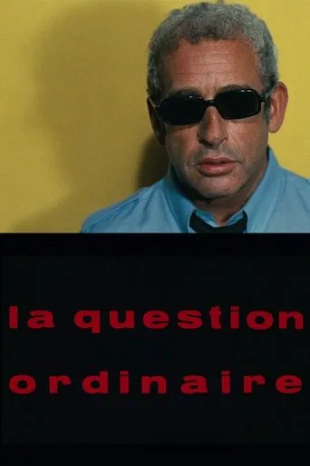 Póster de La question ordinaire