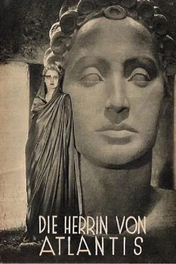 Póster de La Reina de Atlantis (1932) con Georges Tourreil como Lt. Ferrieres