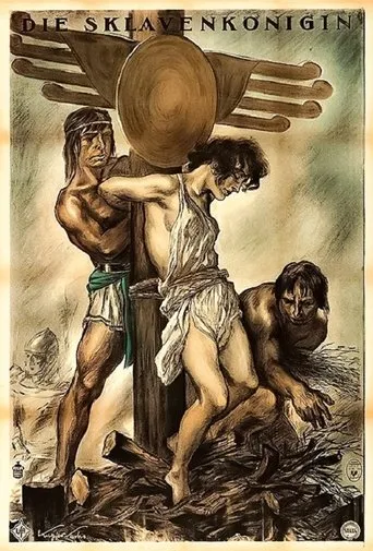 Póster de La reina esclava (La luna de Israel) (1924) con María Corda como Merapi, The Moon of Israel