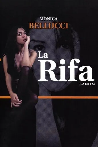 Póster de La rifa (1991) con Monica Bellucci como Francesca